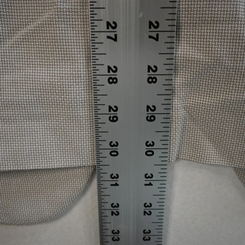 Stafford 50R Beige Basketweave 100% Cotton Mens‎ Blazer Suit Jacket Sport Coat